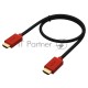 Кабель GCR 2.0m HDMI версия 2.0, HDR 4:2:2, Ultra HD, 4K 60 fps 60Hz/5K*30Hz, 3D, AUDIO, 18.0 Гбит/с, 28/28 AWG, OD7.3mm, тройной экран, черный, красные коннекторы, GCR-HM451-2.0m GCR Кабель 2.0m HDMI версия 2.0, HDR 4:2:2, Ultra HD, 4K 60 fps 60Hz/5K*30