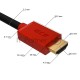Кабель GCR 2.0m HDMI версия 2.0, HDR 4:2:2, Ultra HD, 4K 60 fps 60Hz/5K*30Hz, 3D, AUDIO, 18.0 Гбит/с, 28/28 AWG, OD7.3mm, тройной экран, черный, красные коннекторы, GCR-HM451-2.0m GCR Кабель 2.0m HDMI версия 2.0, HDR 4:2:2, Ultra HD, 4K 60 fps 60Hz/5K*30