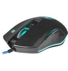Мышь проводная Defender Sleipnir GM-927 черный, 12800 dpi, USB, кнопки - 6