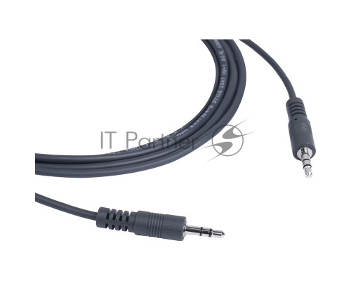 Аудио кабель Kramer Electronics C-A35M/A35M-3 с миниатюрными разъемами 3,5 мм (Вилка - Вилка), 0.9 м