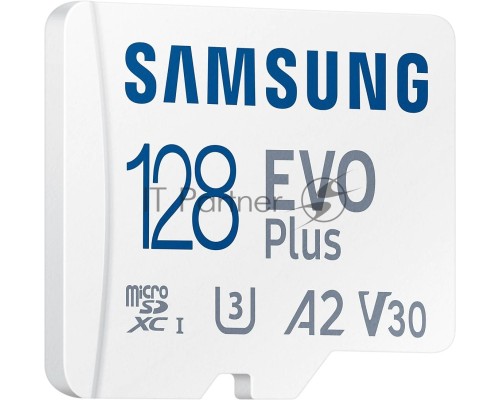 Флеш карта microSDXC 128Gb Class10 Samsung MB-MC128KA/RU/EU EVO PLUS + adapter