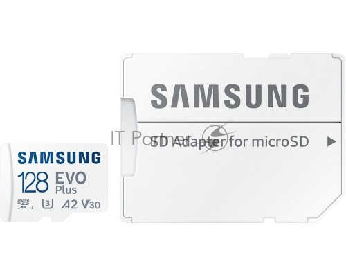Флеш карта microSDXC 128Gb Class10 Samsung MB-MC128KA/RU/EU EVO PLUS + adapter