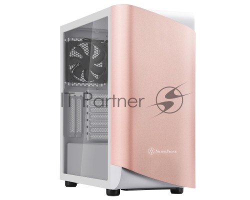 Корпус Silverstone SST-SEA1GW-G розовое золото и белый , закалённое стекло Корпус Silverstone SST-SEA1GW-G розовое золото и белый , закалённое стекло