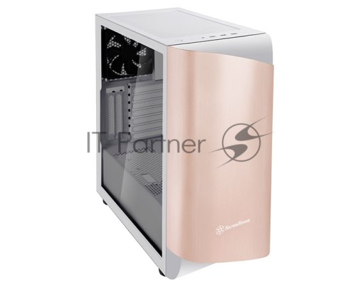 Корпус Silverstone SST-SEA1GW-G розовое золото и белый , закалённое стекло Корпус Silverstone SST-SEA1GW-G розовое золото и белый , закалённое стекло