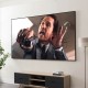 Экран Cinema S'OK 16:9 100' настенно-потолочный,  на раме, 221x125см, рама черный бархат, полотно белый ПВХ