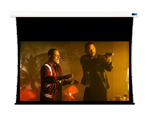 Экран Cinema S'OK SCPSMT-298x168ED60 Pro 135'' 16:9 настенно-потолочный, моторизованный, с боковым натяжением, White PVC, белый корпус, ED 60см