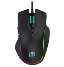 Мышь проводная Oklick 729G LABYRINTH черный, 6400 dpi, USB, кнопки - 7
