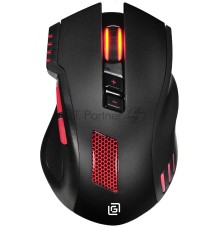 Мышь проводная Oklick 806G черный/красный, 3200 dpi, USB, кнопки - 8