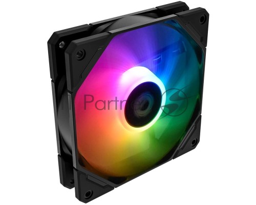 Вентилятор ID-COOLING TF-12025-ARGB 120x120x25мм (80шт./кор, PWM, резиновые углы, ARGB, 500-1500об/мин) BOX Вентилятор ID-COOLING TF-12025-ARGB 120x120x25мм (80шт./кор, PWM, резиновые углы, ARGB, 500-1500об/мин) BOX