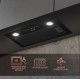 Вытяжка встраиваемая Weissgauff BOX 1200 BL черный управление: сенсорное (1 мотор)