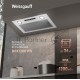 Вытяжка встраиваемая Weissgauff BOX 1200 WH белый управление: сенсорное (1 мотор)