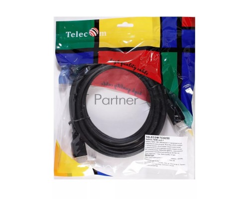 Кабель HDMI 19M/M,ver. 2.1, 8K@60 Hz 3m Telecom <TCG255-3M>