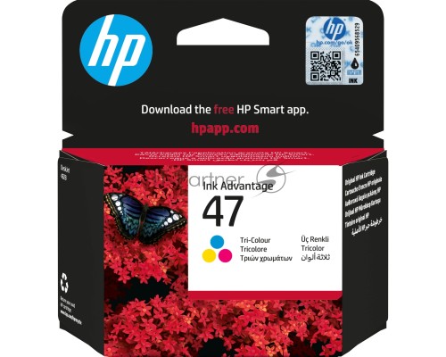 Картридж струйный HP 47 6ZD61AE многоцветный (700стр.) (2мл) для HP DJ IA Ultra 4828