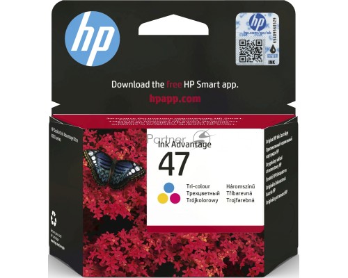 Картридж струйный HP 47 6ZD61AE многоцветный (700стр.) (2мл) для HP DJ IA Ultra 4828