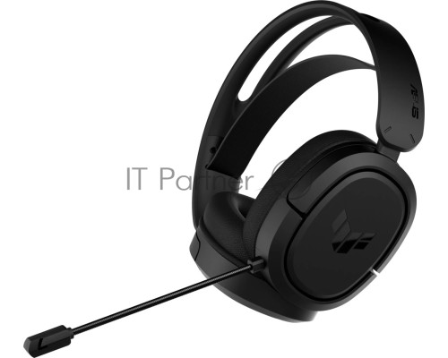 Игровые наушники ASUS TUF Gaming H1 WL чёрные (2.4 ГГц, 7.1 виртуально, 40мм, неодимовые магниты, 32 Ом, 20~20000 Гц, микрофон, USB-C, PC, Mac, PS4, Nintendo Switch, Xbox One, 90YH0391-B3UA00)