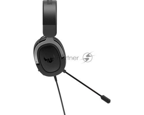 Игровые наушники ASUS TUF Gaming H1 WL чёрные (2.4 ГГц, 7.1 виртуально, 40мм, неодимовые магниты, 32 Ом, 20~20000 Гц, микрофон, USB-C, PC, Mac, PS4, Nintendo Switch, Xbox One, 90YH0391-B3UA00)