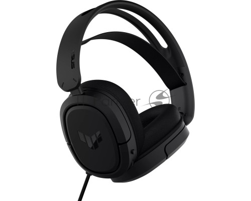 Игровые наушники ASUS TUF Gaming H1 WL чёрные (2.4 ГГц, 7.1 виртуально, 40мм, неодимовые магниты, 32 Ом, 20~20000 Гц, микрофон, USB-C, PC, Mac, PS4, Nintendo Switch, Xbox One, 90YH0391-B3UA00)