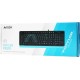 Клавиатура A4Tech Fstyler FKS10 черный/синий USB