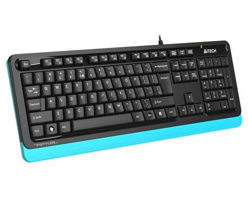 Клавиатура A4Tech Fstyler FKS10 черный/синий USB