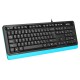 Клавиатура A4Tech Fstyler FKS10 черный/синий USB