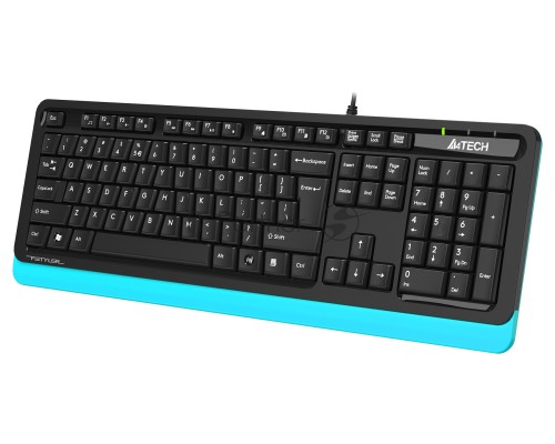 Клавиатура A4Tech Fstyler FKS10 черный/синий USB