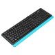 Клавиатура A4Tech Fstyler FKS10 черный/синий USB