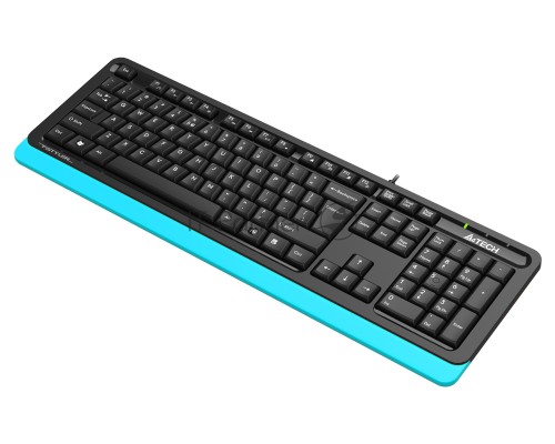 Клавиатура A4Tech Fstyler FKS10 черный/синий USB