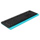 Клавиатура A4Tech Fstyler FKS10 черный/синий USB