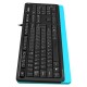 Клавиатура A4Tech Fstyler FKS10 черный/синий USB