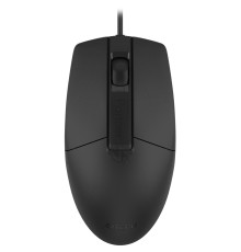 Мышь проводная A4Tech OP-330 черный, 1200 dpi, USB, кнопки - 3