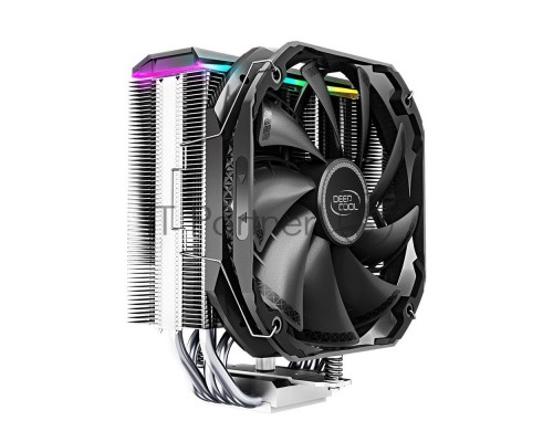Кулер для процессора DEEPCOOL AS500 (R-AS500-BKNLMN-G) (4pin, 1155 / 1400 / 2011 / 2066 / AM4-FM2, 26дБ, 500-1400об / мин)