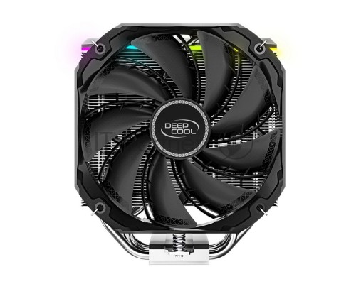 Кулер для процессора DEEPCOOL AS500 (R-AS500-BKNLMN-G) (4pin, 1155 / 1400 / 2011 / 2066 / AM4-FM2, 26дБ, 500-1400об / мин)