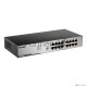 Неуправляемый коммутатор D-Link DGS-1016D/I2A с 16 портами 10/100/1000Base-T
