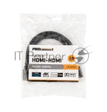 Кабель PROconnect HDMI - HDMI 1.4, 2м Silver