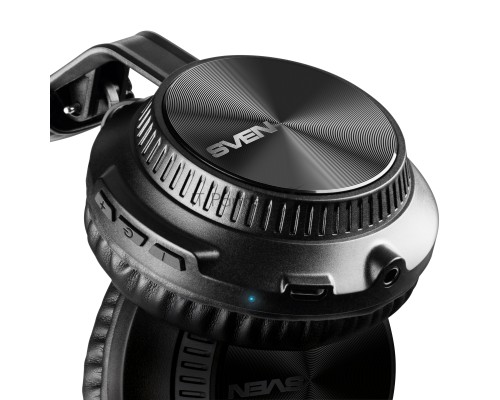Гарнитура накладные Sven AP-B630MV 1м черный беспроводные bluetooth оголовье (SV-019303)