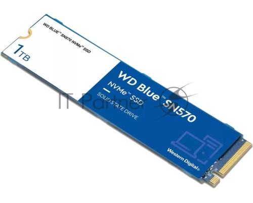 Накопитель SSD Western Digital WD Blue SN570 WDS100T3B0C 1ТБ M2.2280 NVMe PCIe Gen3 8Gb/s Накопитель SSD Western Digital WD Blue SN570 WDS100T3B0C 1ТБ M2.2280 NVMe PCIe Gen3 8Gb/s