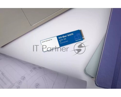 Накопитель SSD Western Digital WD Blue SN570 WDS100T3B0C 1ТБ M2.2280 NVMe PCIe Gen3 8Gb/s Накопитель SSD Western Digital WD Blue SN570 WDS100T3B0C 1ТБ M2.2280 NVMe PCIe Gen3 8Gb/s