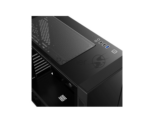 Корпус DeepCool MATREXX 55 V3 ADD-RGB 3F Black (DP-ATX-MATREXX55V3-AR-3F), E-ATX, ATX, mATX, Mini-ITX, Midi-Tower, без БП, с окном, подсветка, 2xUSB 2.0, USB 3.0, Audio