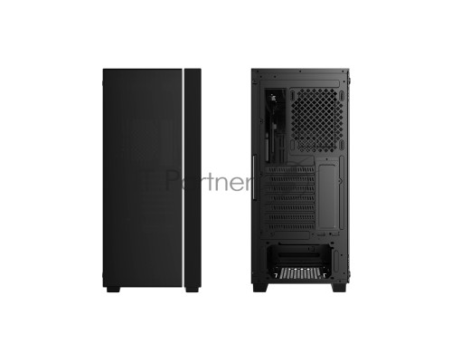Корпус DeepCool MATREXX 55 V3 ADD-RGB 3F Black (DP-ATX-MATREXX55V3-AR-3F), E-ATX, ATX, mATX, Mini-ITX, Midi-Tower, без БП, с окном, подсветка, 2xUSB 2.0, USB 3.0, Audio