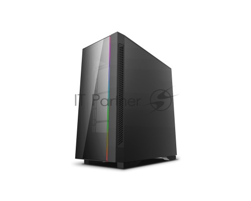Корпус DeepCool MATREXX 55 V3 ADD-RGB 3F Black (DP-ATX-MATREXX55V3-AR-3F), E-ATX, ATX, mATX, Mini-ITX, Midi-Tower, без БП, с окном, подсветка, 2xUSB 2.0, USB 3.0, Audio