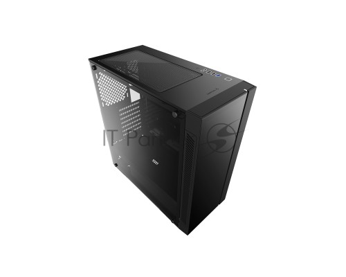 Корпус DeepCool MATREXX 55 V3 ADD-RGB 3F Black (DP-ATX-MATREXX55V3-AR-3F), E-ATX, ATX, mATX, Mini-ITX, Midi-Tower, без БП, с окном, подсветка, 2xUSB 2.0, USB 3.0, Audio