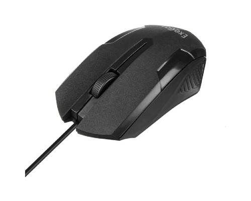 [Мыши] Мышь ExeGate SH-9025L (USB, оптическая, 1000dpi, 3D, 3 кнопки и колесо прокрутки, длина кабеля 2м, черная, RTL) (279942)