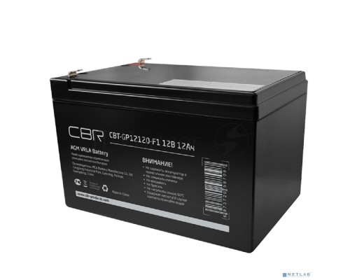 Батарея CBR CBT-GP12120-F2 (12В 12Ач), клеммы F2
