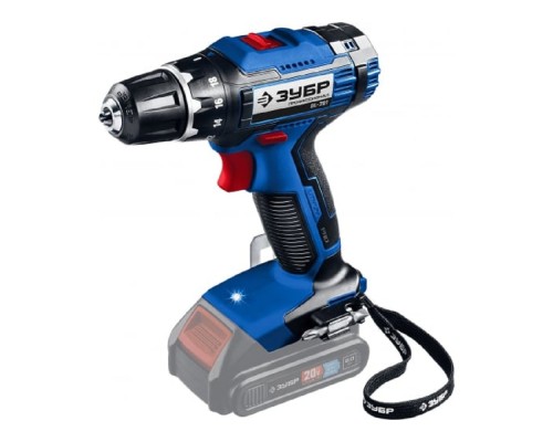 [Дрель, Шуруповерт] ЗУБР [DL-201] дрель-шуруповерт, Профессионал {Т7, 20 В, 50 Н·м, без АКБ}