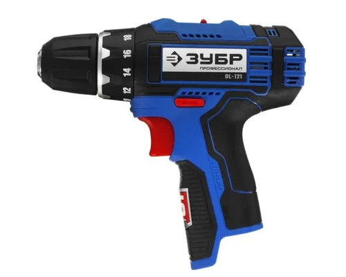 [Дрель, Шуруповерт] ЗУБР [DL-121] дрель-шуруповерт, Профессионал {12 В, 40 Н·м, без АКБ (тип Т7)}