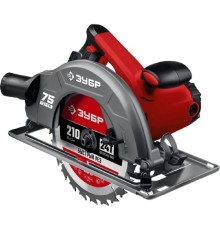 ЗУБР циркулярная пила (дисковая) [ПД-75] {d 210 мм, 2000 Вт}