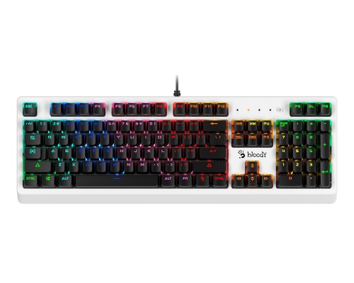 Клавиатура A4Tech Bloody B810RC механическая белый/черный USB for gamer LED