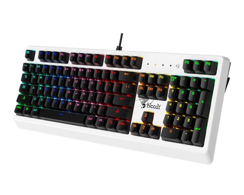 Клавиатура A4Tech Bloody B810RC механическая белый/черный USB for gamer LED