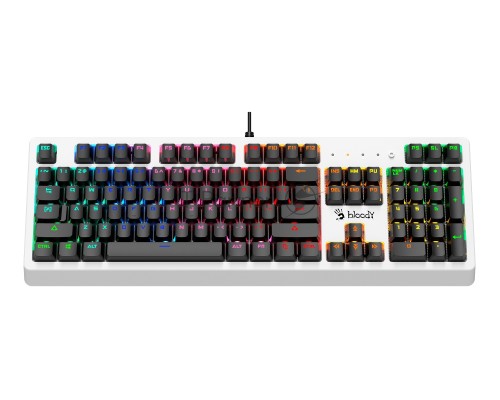 Клавиатура A4Tech Bloody B810RC механическая белый/черный USB for gamer LED