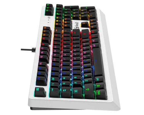 Клавиатура A4Tech Bloody B810RC механическая белый/черный USB for gamer LED